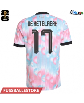 Günstige Belgien Charles De Ketelaere #17 Auswärtstrikot WM 2026 Kurzarm